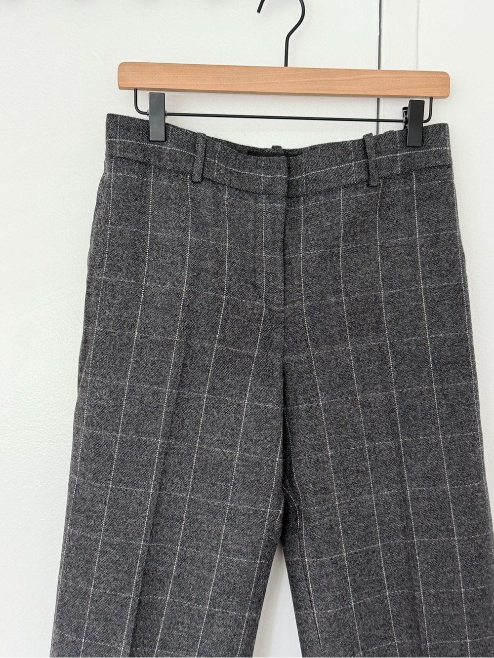Equipment wool trousers, charcoal windowpane 8